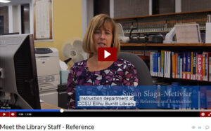 Meet the Library Staff - Reference - video screenshot