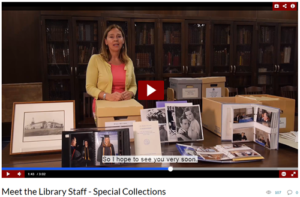 Meet the Staff - Special Collections video screenshot