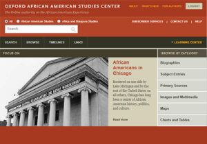 African-American Studies Center database